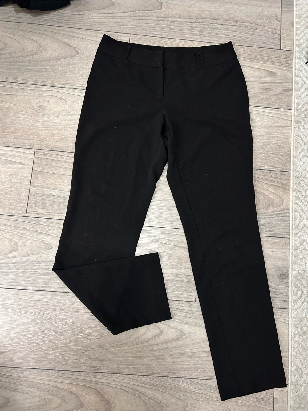 Women’s Black Tailored Ponte Ankle Pants